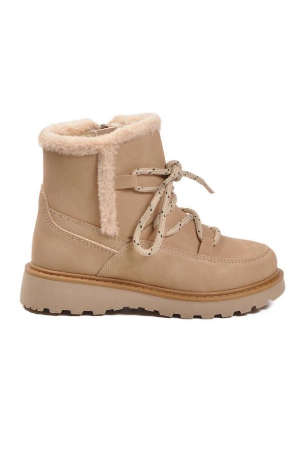 Bej İçi Polarlı Kaymaz Kız Çocuk Bot Lina F - Image 1