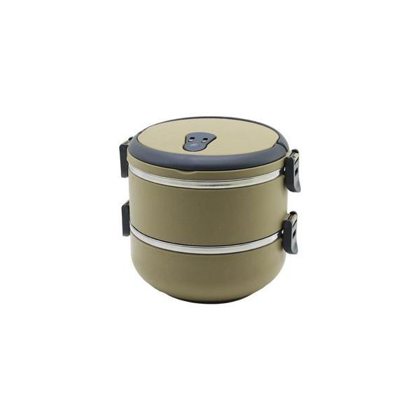 KAHVERENGİ 2Lİ SEFER TASI SAKLAMA KABI 1.2LT (5365) - Image 1