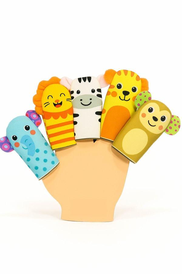 Bebemango Safari Temalı Parmak Kukla Seti Parmak Kukla Oyunu - Image 1