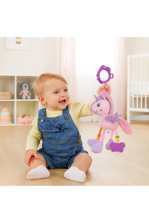 Bebemango Dişlikli Unıcron Aktiviteoyuncağı Hışırtılı Oyuncak Pusete Bebek Arabasına Asıla Bilir - Image 1