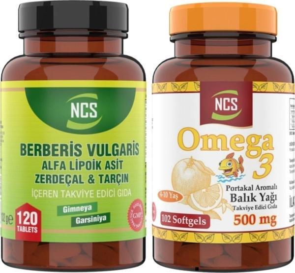 Ncs ® Berberis Vulgaris 120 Tablet Omega 3 Balık Yağı 102 Kapsül - Image 1