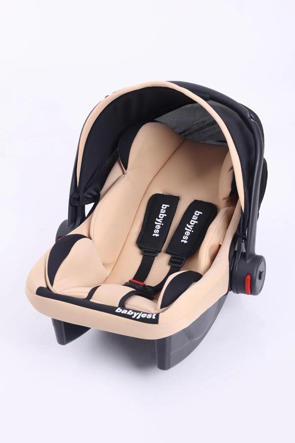 Jusso Lüx Pedli Bebek Taşıma, Bebek Puset Anakucağı Bej - Image 1