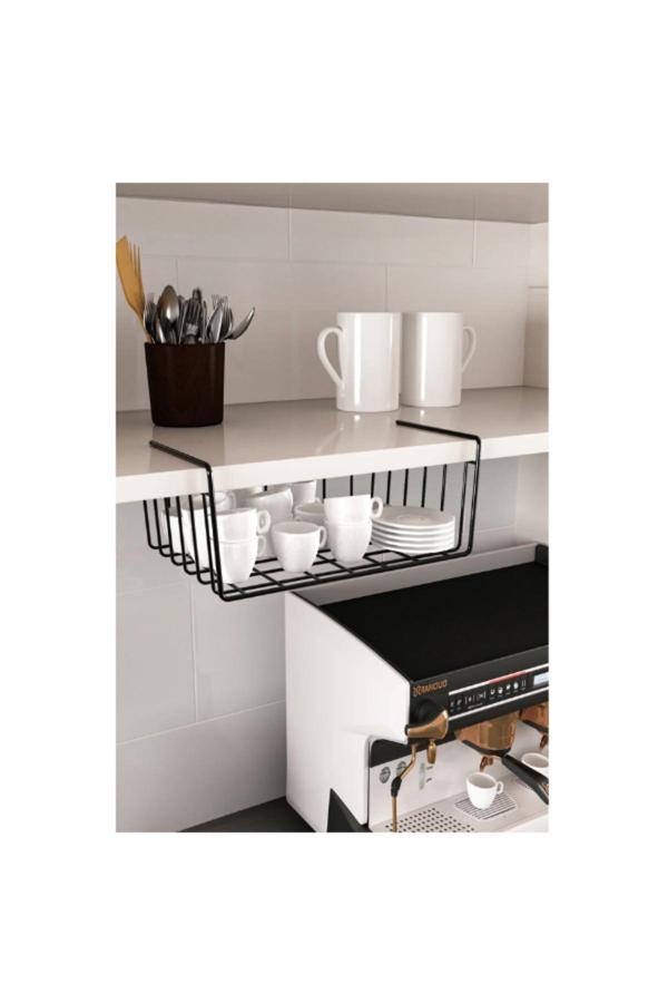 Bebemango Dolap İçi Düzenleyici Kanguru Raf Asılabilir Raf Fincanlık Tabaklık Organizer - Image 1