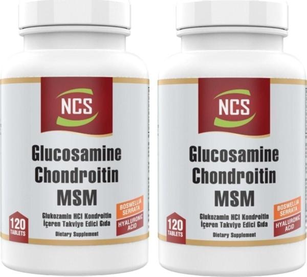 Ncs Glucosamine Chondroitin Msm 120 Tablet X 2 Kutu Boswellia - Image 1