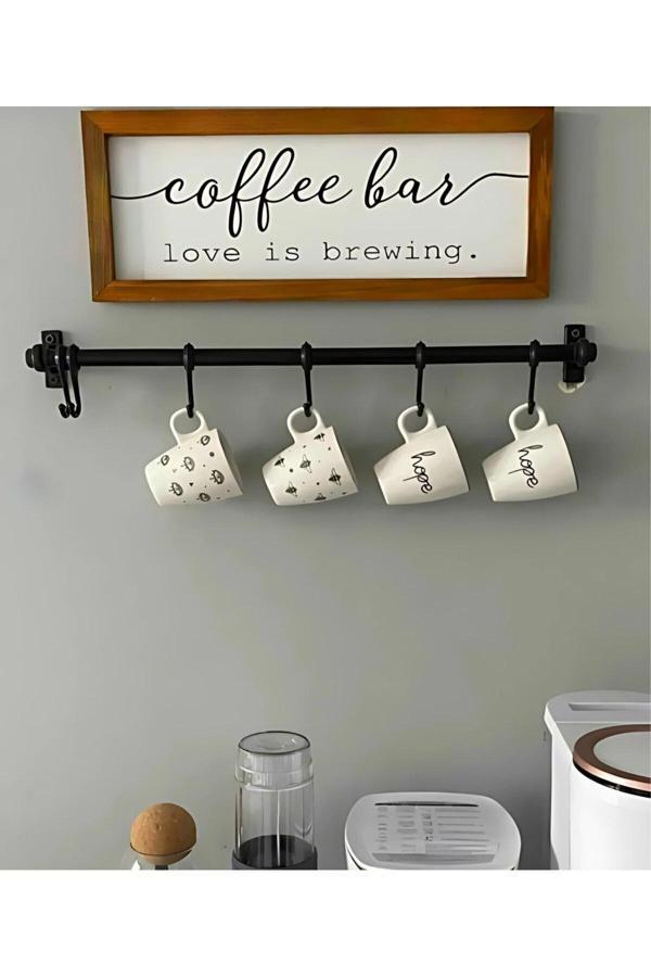 Jusso Kahve Köşesi Ve Duvar Askılığı Ferforje - Image 1