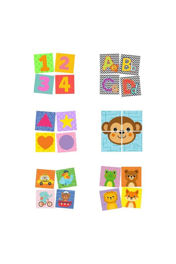 Bebemango 4'Lü Küp Set Bebek Oyuncağı Eğitici Küp - Image 1