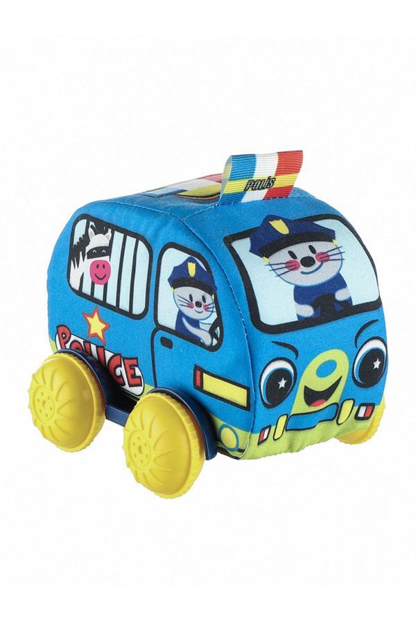 Molie Peluş Polis Bebek Oyuncağı Araba - Image 1