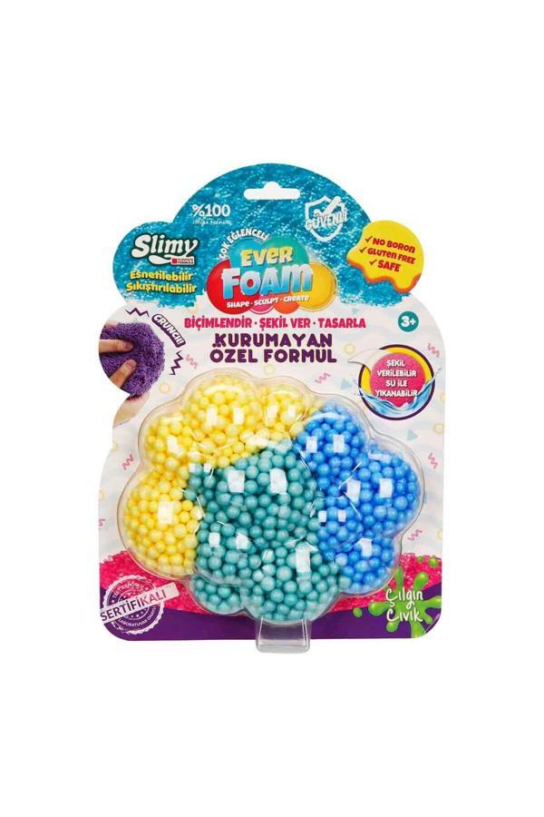 Bebemango Slimy Ever-Foam İn The Cloud - Large 6 Mm; 400 Ml.,3Mm Boncuklu,3 Renkli Özel Formül - Image 1