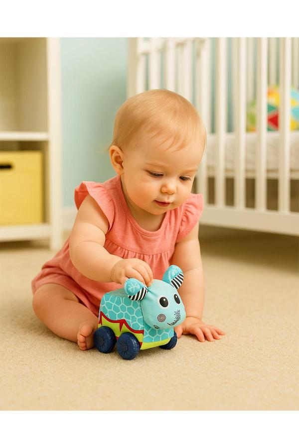 Bebemango Minik Ellere Uygun, Renkli Ve Güvenli Soft Hayvanlar - Image 1