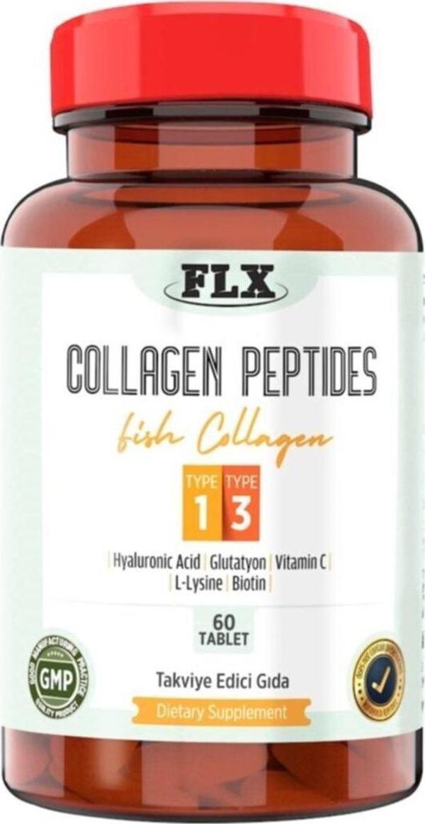 Flx Collagen Peptides Tip 1-3 Balık Kolajeni 60 Tablet - Image 1