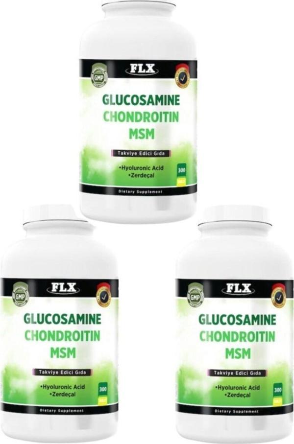 Flx Glucosamine Chondroitin Msm Hyoluronic Asit 300 Tablet X 3 Kutu - Image 1