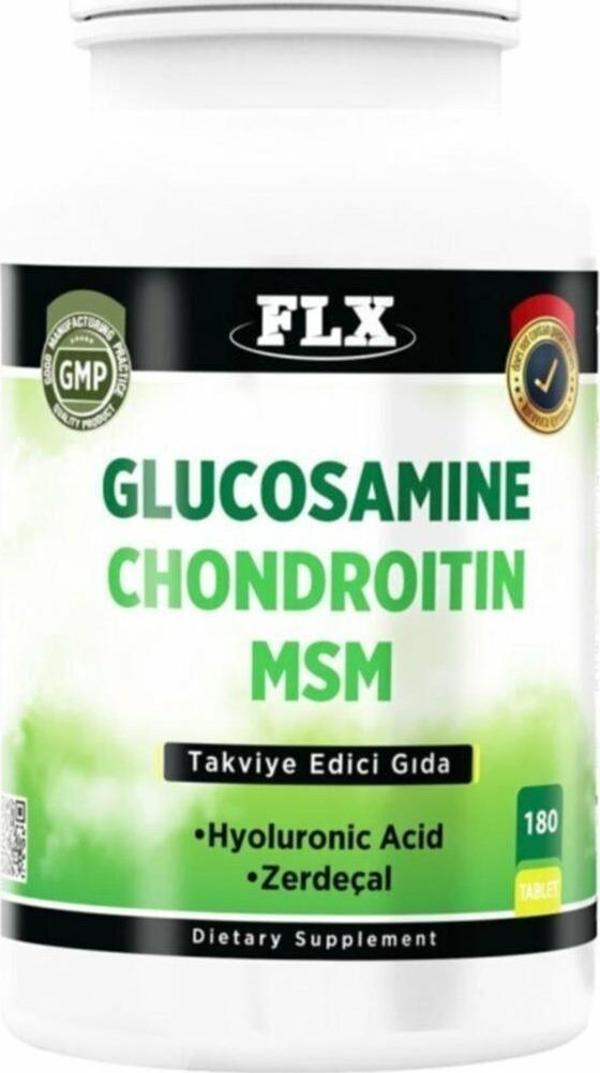Flx Glucosamine Chondroitin Msm Hyoluronic Asit Zerdeçal 180 Tablet - Image 1