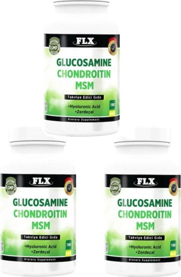 Flx Glukozamin Kondroitin Msm Hyaluronic Acid Zerdeçal 180 X 3 Kutu - Image 1