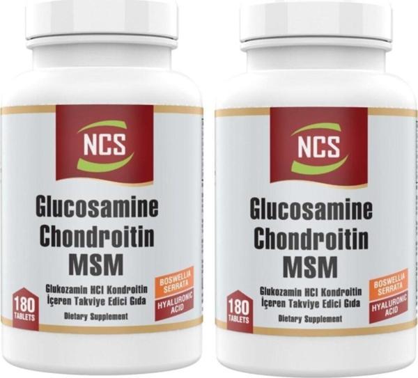 Ncs Glucosamine Chondroitin Msm 180 Tablet X 2 Kutu Boswellia - Image 1