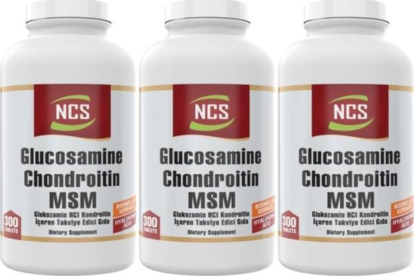 Ncs Glucosamine Chondroitin Msm Hyaluronic Acid 3 Kutu 900Tablet - Image 1