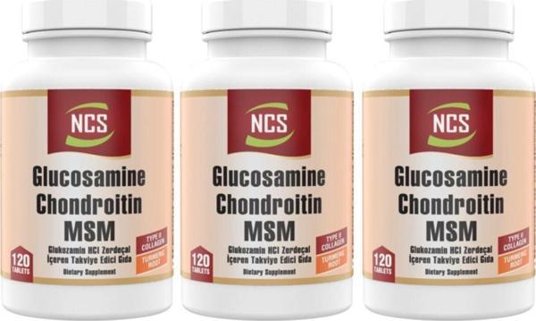 Ncs Glucosamine Chondroitin Zerdeçal 120 Tablet 3 Kutu - Image 1