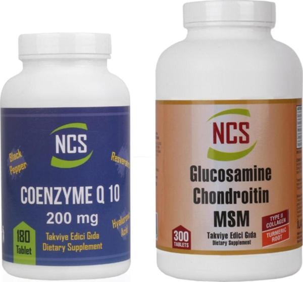 Ncs Glukozamin Kondroitin Msm Koenzim Q10 200 Mg 180 Tablet - Image 1