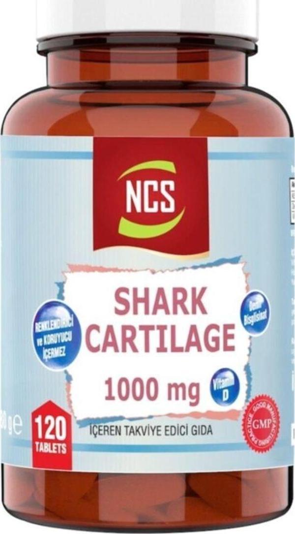 Ncs Shark Cartilage Köpek Balığı Kıkırdağı 1000 Mg 120 Tablet - Image 1