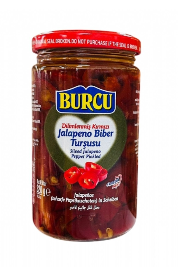 Burcu Kırmızı Jalepeno Biber Turşusu 320 gr - Image 1