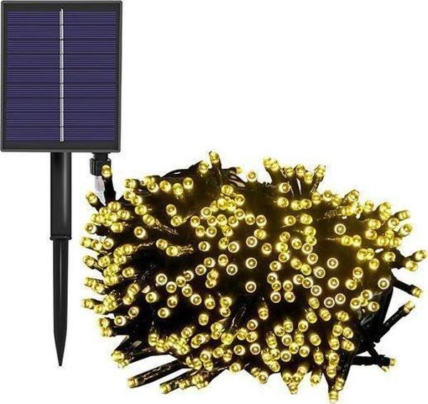 Günışığı Solar LED Işık Güneş Enerjili Kalın Kablolu Bahçe Aydınlatması Su Geçirmez 7 m - Image 1