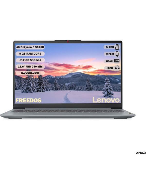 Lenovo Ideapad Slim 3 Amd Ryzen 5-5625U 8gb 512GB SSD 15.6" Fhd Freedos Dizüstü Bilgisayar 82XM00PVTX - Image 1