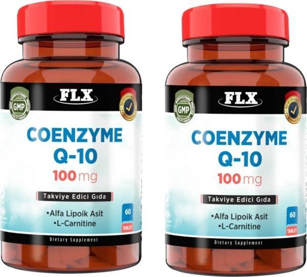 Flx Coenzyme Koenzyme Q-10 L-Carnitine Alpha Lipoic Acid 60 Tablet X 2 Kutu - Image 1