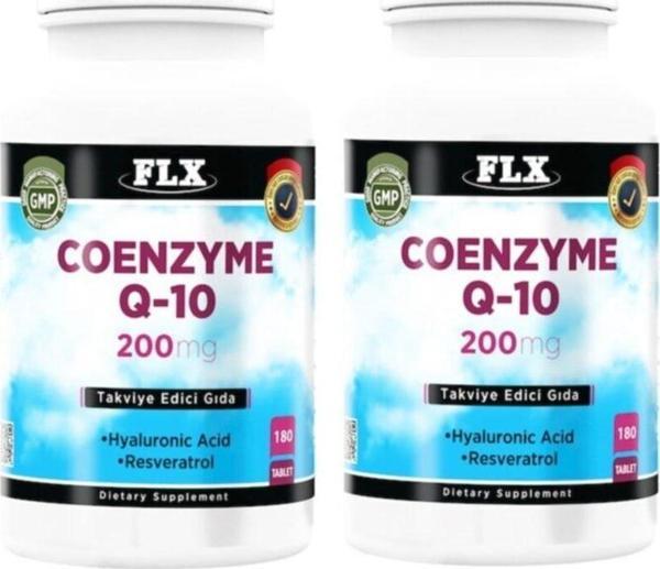 Flx Coenzyme Q-10 200 Mg Hyaluronik Asit 180 Tablet X 2 Kutu - Image 1