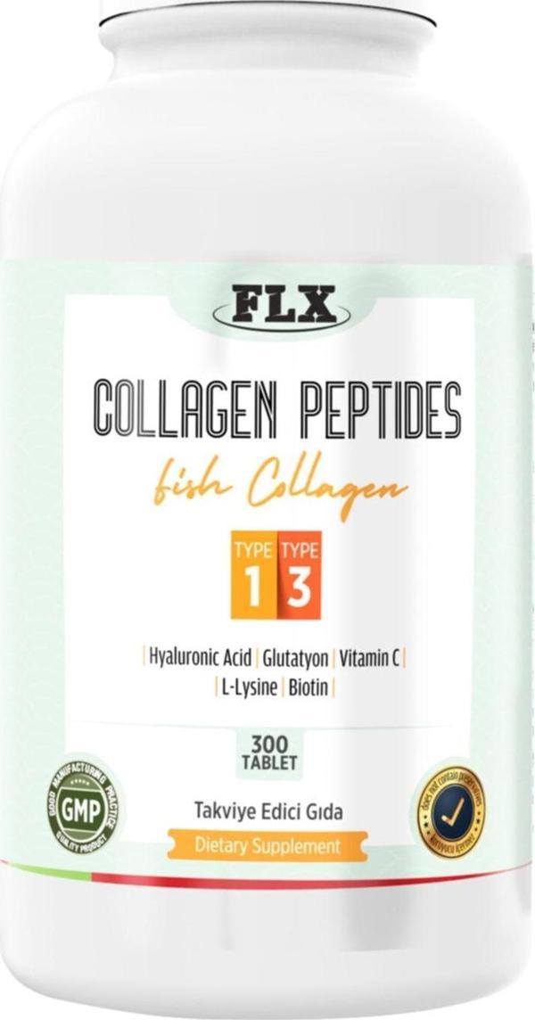 Flx Collagen Peptides Tip 1-3 Hyarulonic Acid Glutatyon 300 Tablet - Image 1