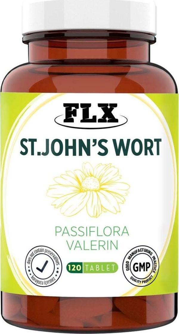 Flx Vitamin Flx St Johns Wort Passıflora Valerın 120 Tablet - Image 1