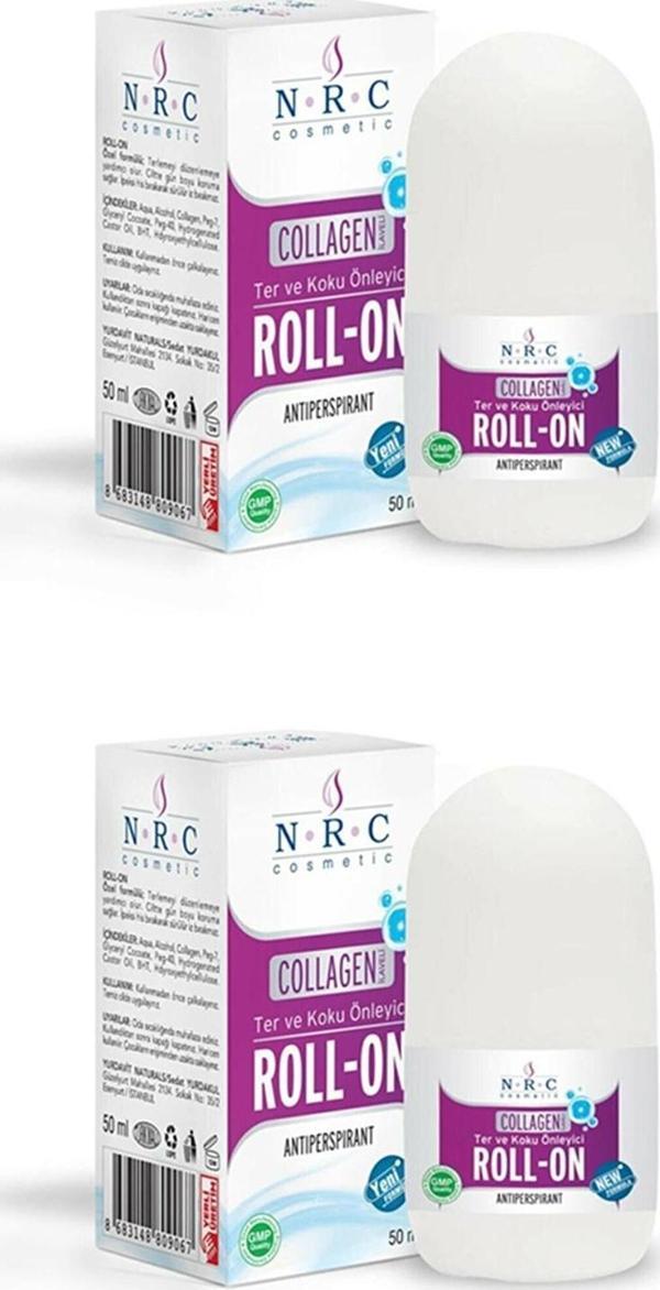 Ncr Nrc Roll-On Collagen Takviyeli Antiperspirant 50 Ml Ter Ve Koku Önleyici 2 Kutu - Image 1