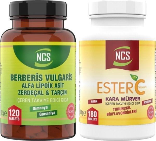 Ncs ® Berberis Vulgaris 120 Tablet Ester C Vitamini 180 Tablet Kara Mürver Içerikli - Image 1