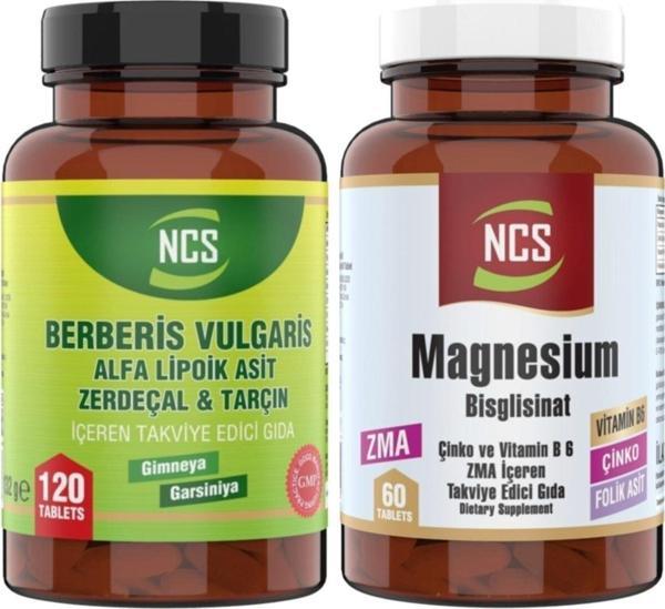 Ncs Berberis Vulgaris 120 Tablet Zma Magnezyum Bisglisinat 60 Tablet Çinko Folik Asit - Image 1