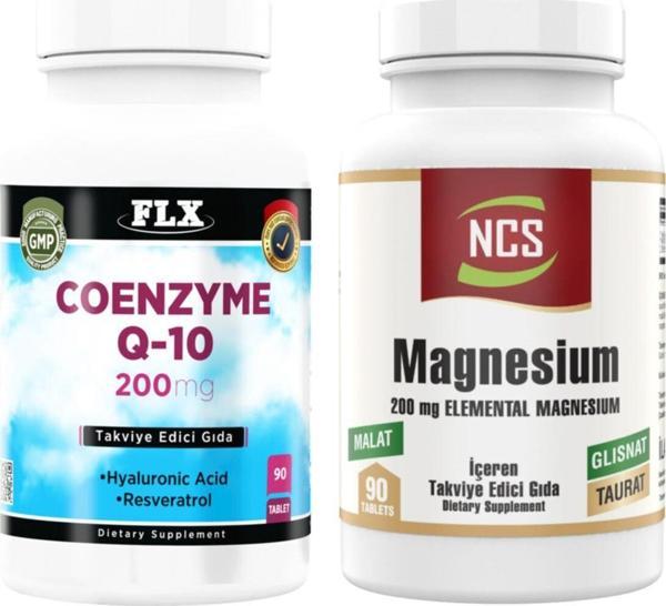 Flx Magnesium (Magnezyum) 90 Tablet Coenzyme Q-10 200 Mg 90 Tablet - Image 1