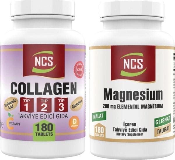 Ncs 180 Tablet Collagen Tip 1-2-3 Glutatyon Magnesium 180 Tablet - Image 1