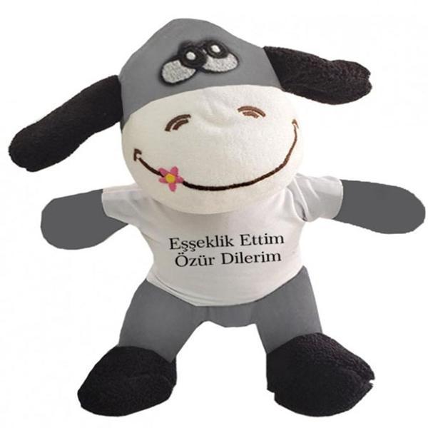 Oyuncak Peluş Eşek Eşeklik Ettim Tişörtlü - Image 1