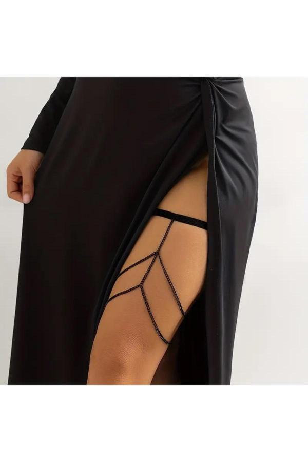 Onomo  Bacak Zinciri Siyah - Image 1