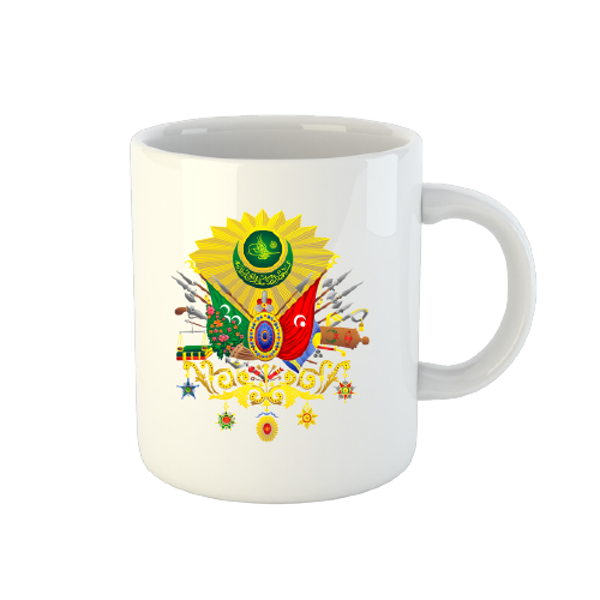 Osmanlı Armalı Kupa Bardak - Image 1