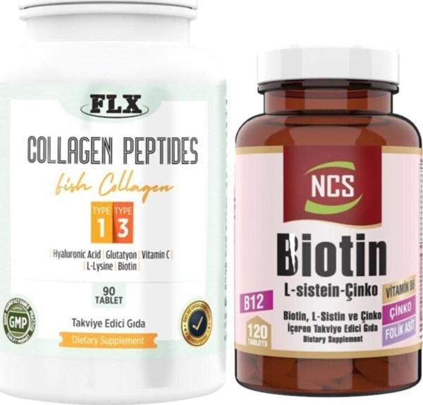 Ncs Balık Kollajeni Tip 1-3 Collagen 90 Tablet+Biotin 120 Tablet - Image 1