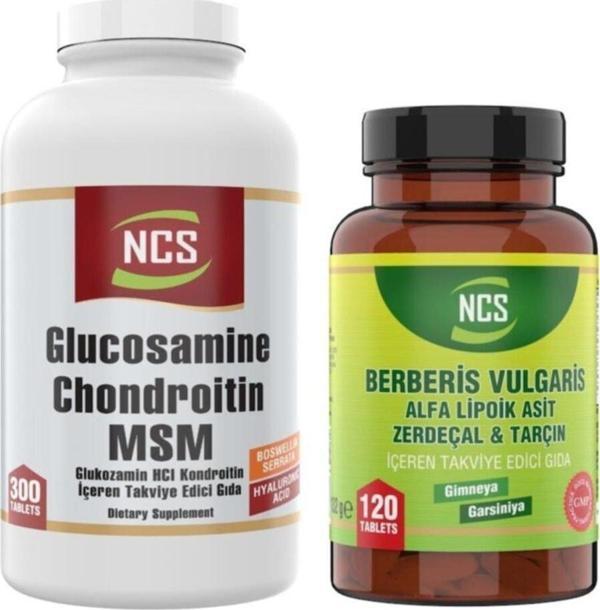 Ncs Berberis Vulgaris 120 Tablet+Glucosamine Chondroitin Msm 300 Tab - Image 1