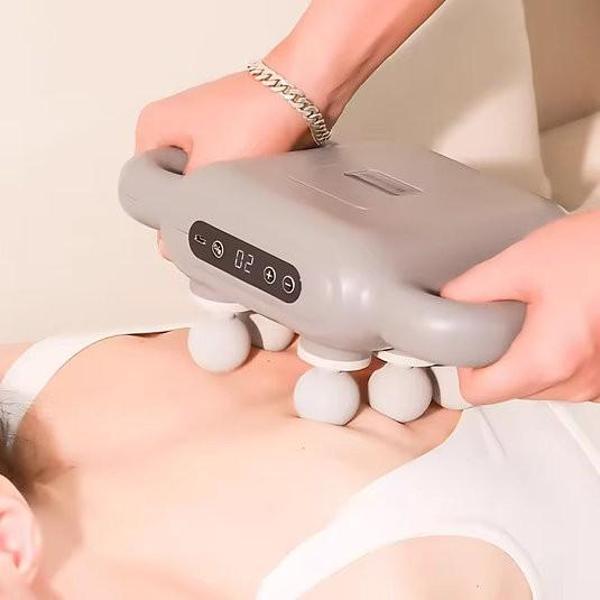 8 Başlıklı Şarjlı Isıtmalı Masaj Aleti M-58 - Image 1