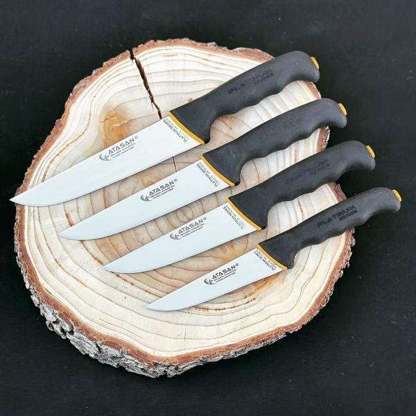 Platinium Seri 4’lü Kasap, Mutfak, Şef Bıçağı Seti - Image 1