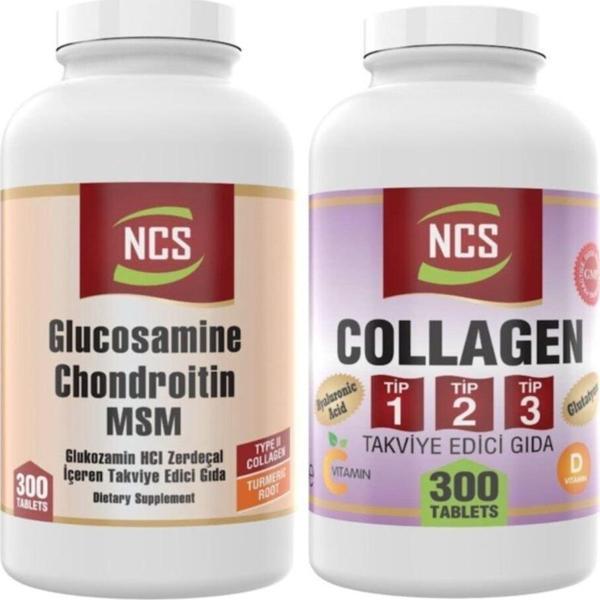 Ncs Collagen Tip 1-2-3 300 Tablet Glucosamine Msm Turmenic Root 300 Tablet - Image 1