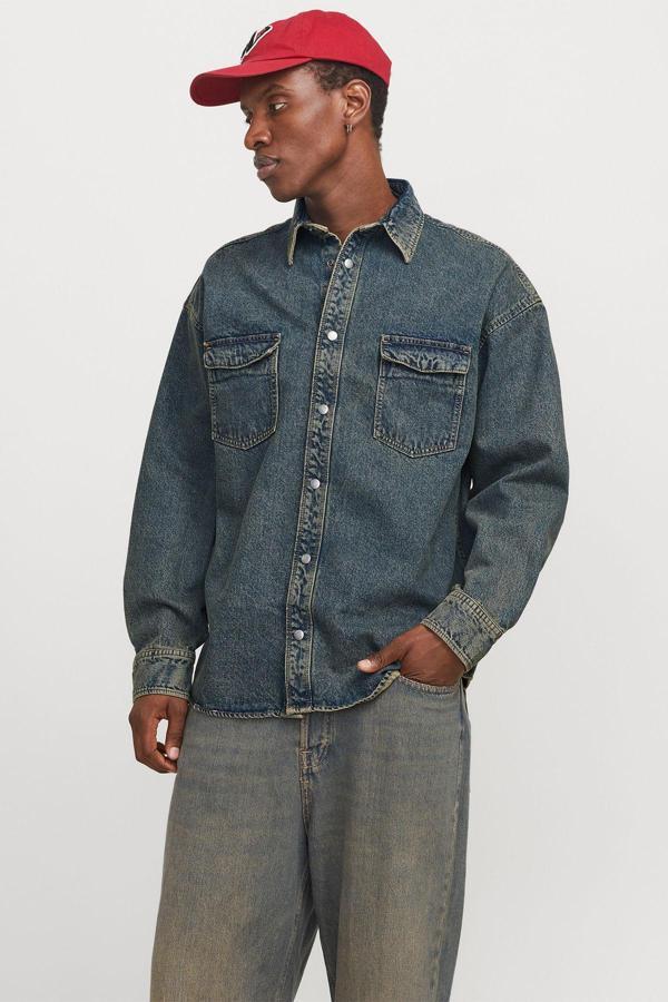 Jack & Jones Erkek  Kot Gömlek - Image 1