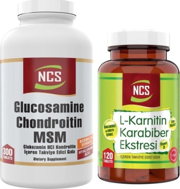 Ncs Carnitine Karnitin 120 Tablet+Glucosamine Chondroitin Msm 300 Tab - Image 1