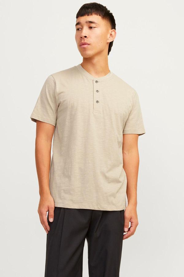 Jack & Jones Erkek Bisiklet Yaka T-shirt - Image 1