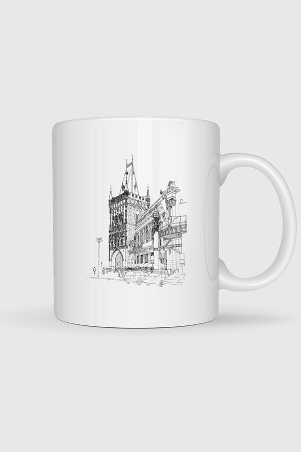  Old Town Prague Elements - Çek Cumhuriyeti Tasarımlı Kupa Bardak - Image 1