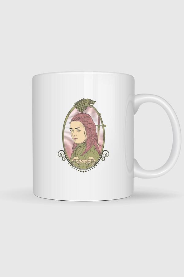  Arya Stark Game Of Thrones Tasarımlı Kupa Bardak - Image 1
