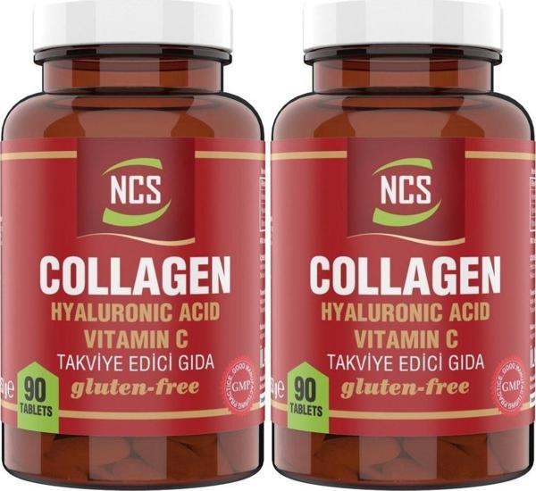 Ncs Hidrolize Collagen 2 Kutu 180 Tablet Hyaluronic Acid C Vitamini - Image 1
