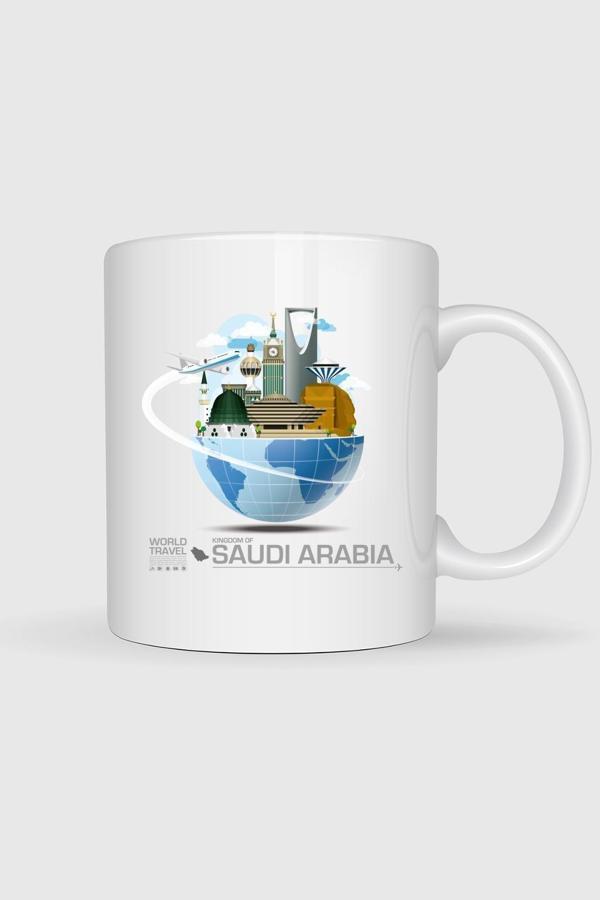 Saudi Arabia Travel Tasarımlı Kupa Bardak - Image 1