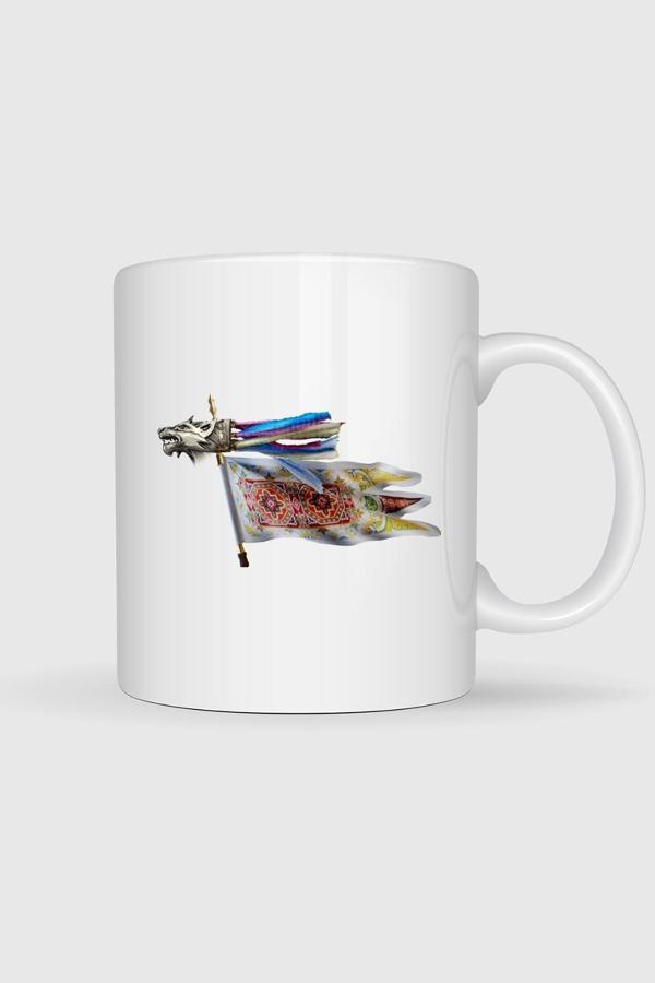  Dacian Draco Dacians Flag Romania Tasarımlı Kupa Bardak - Image 1